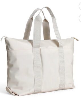 Itzy Ritzy Cream/White Baby Bag Tote